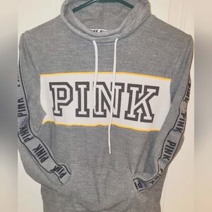 PINK COWL NECK SWEATER SIZE S